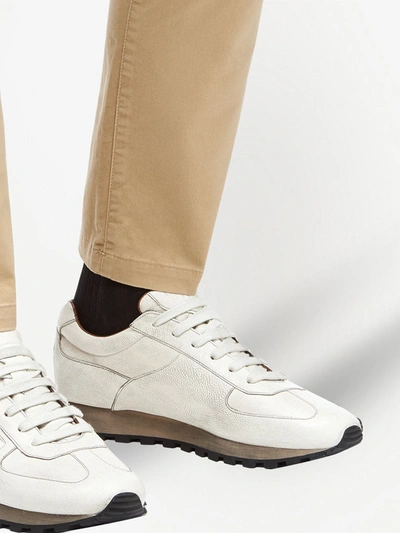 Shop Church's Shanghai 929 Leather Sneakers In White