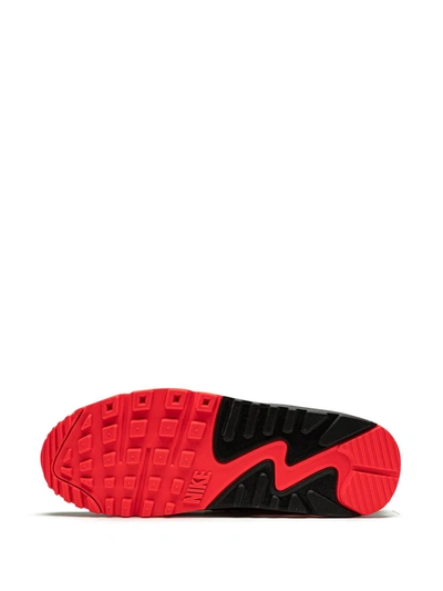 Nike Air Max 90 Retro "reverse Duck Camo" Sneakers In Red