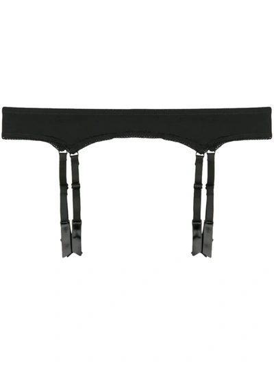 Shop Maison Close Le Petit Secret Garter Belt In Black