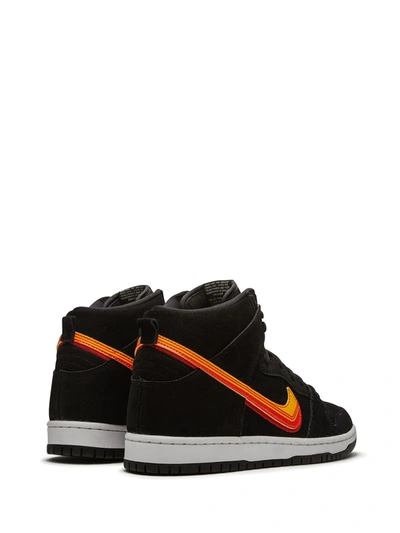 Nike Sb Dunk High Sneakers In Black