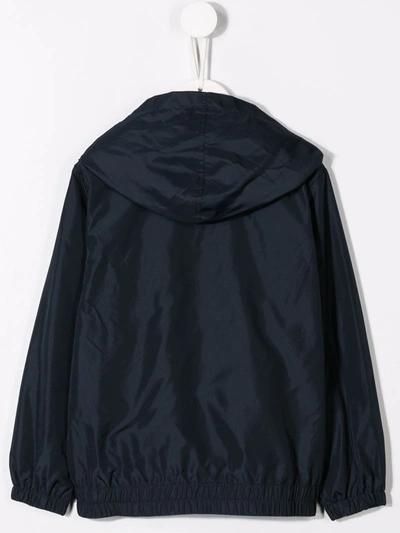 Dolce & Gabbana Classic Rain Jacket In Blue