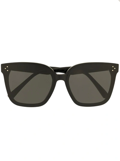 Shop Gentle Monster Her 01 Square-frame Sunglasses In Black