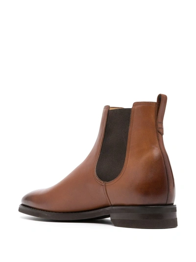 Bally Scavone Chelsea Boots In Brown