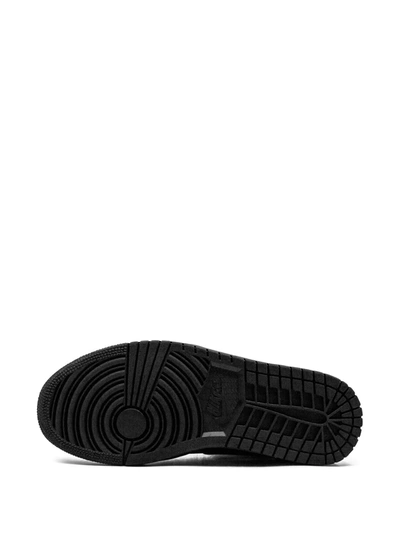Jordan Air  1 Mid "triple Black" Sneakers In Black
