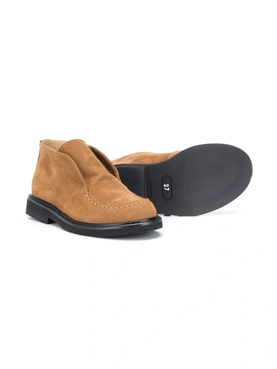 Shop Montelpare Tradition Teen Slip-on Ankle Boots In Brown
