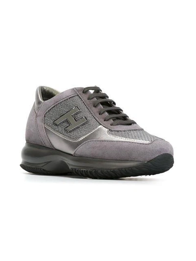 Shop Hogan 'interactive' Sneakers In Grey