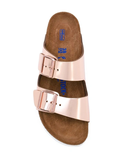 Shop Birkenstock Arizona Slip-on Sandals In Pink