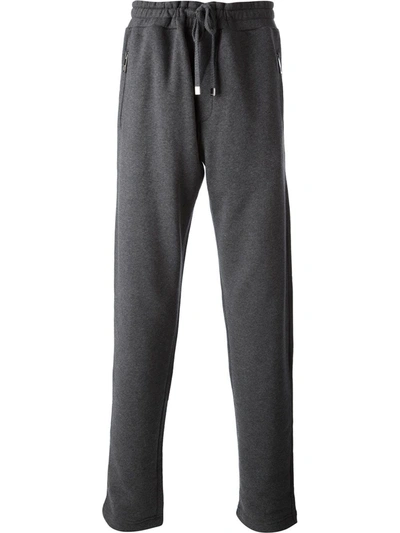 Shop Dolce & Gabbana Track Pants In Grey