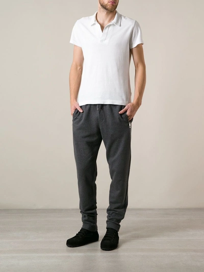 Shop Dolce & Gabbana Track Pants In Grey