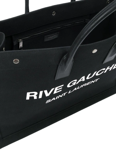 Saint Laurent Noe Rive Gauche Tote In Black