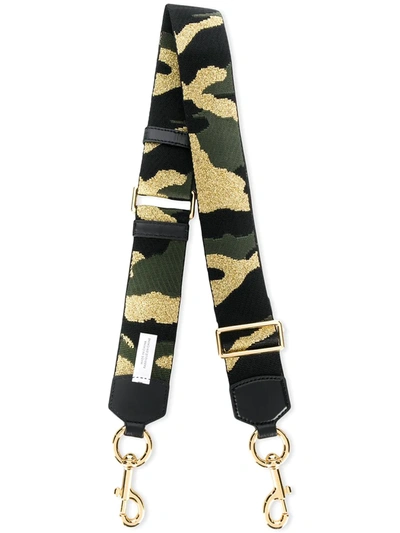 Shop Marc Jacobs The Strap' Camouflage-print Strap In Black