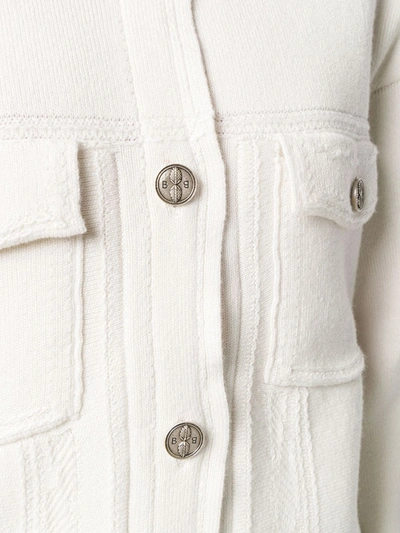 Barrie Womens Niveous Loose Cashmere And Cotton-blend Jacket Xs/s In Neutrals