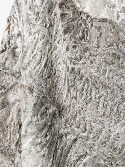 Liska Chiron Shearling Coat In Grey