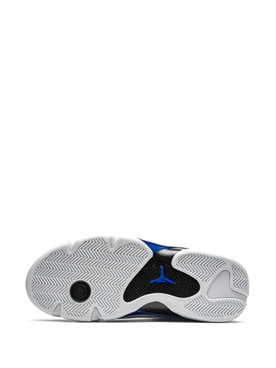 Shop Jordan Air  14 Retro "hyper Royal" Sneakers In White