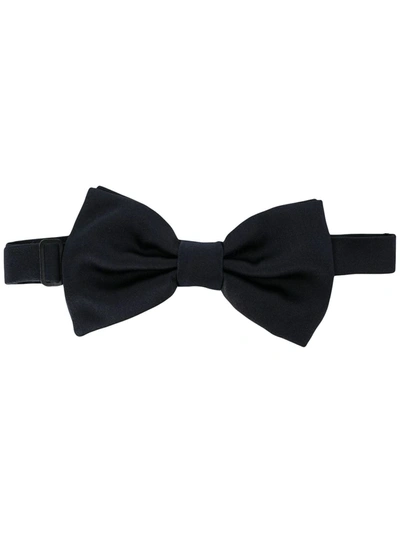 Shop Dolce & Gabbana Adjustable Bow Tie In Blue