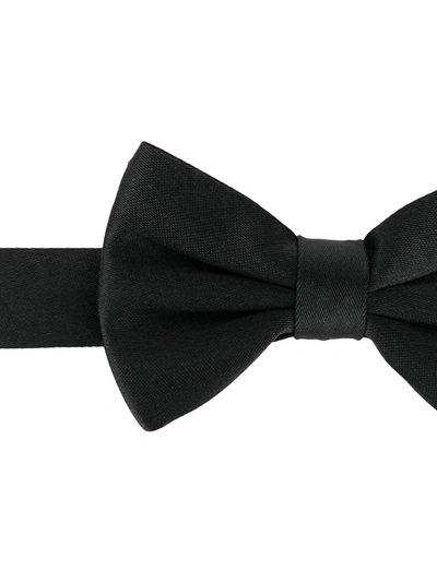 Shop Dolce & Gabbana Silk Bow Tie In Black