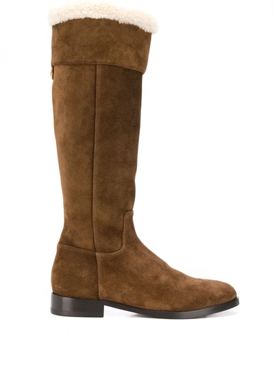 Shop Dolce & Gabbana Rodeo Boots In Brown