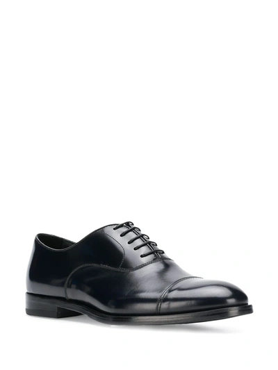 Shop Doucal's Lace-up Oxford Shoes In Blue