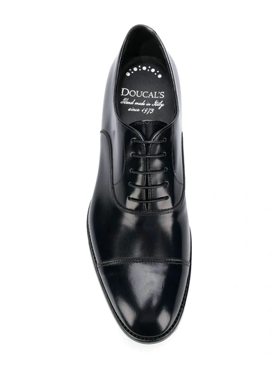 Shop Doucal's Lace-up Oxford Shoes In Blue