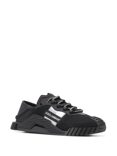 Shop Dolce & Gabbana Ns1 Slip-on Sneakers In Black