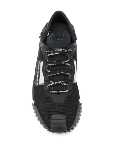 Shop Dolce & Gabbana Ns1 Slip-on Sneakers In Black