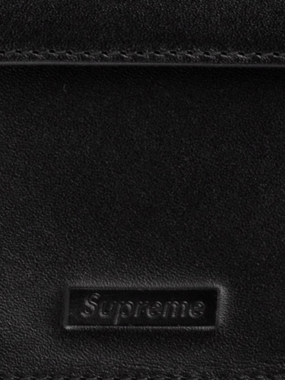 Shop Supreme Leather Id Holder In Black