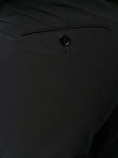 Shop Pt01 Tailored Slim-fit Trousers In Black