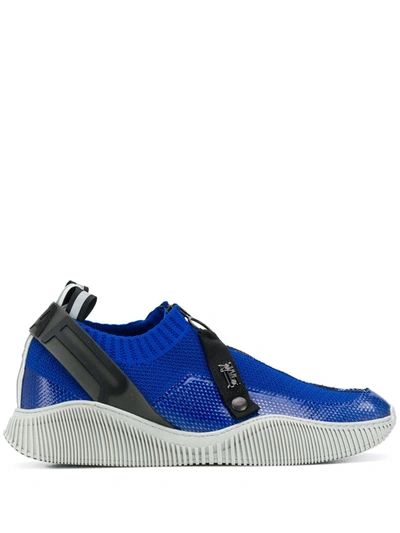 Shop Swear Crosby Knit Sneakers In Blue