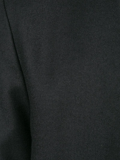 Maison Margiela Collarless Fitted Blazer In Black