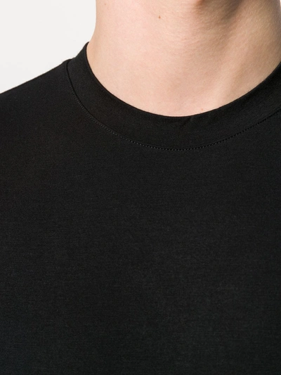 Shop Giorgio Armani Simple T-shirt In Black