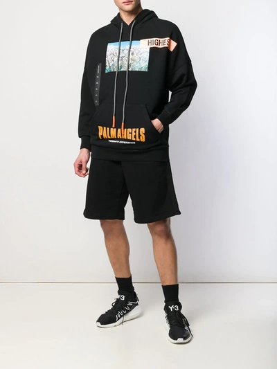 Ben Taverniti Unravel Project Tie-knot Running Shorts In Black