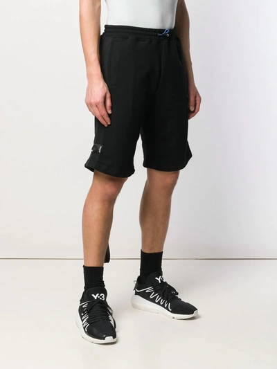 Shop Ben Taverniti Unravel Project Tie-knot Running Shorts In Black