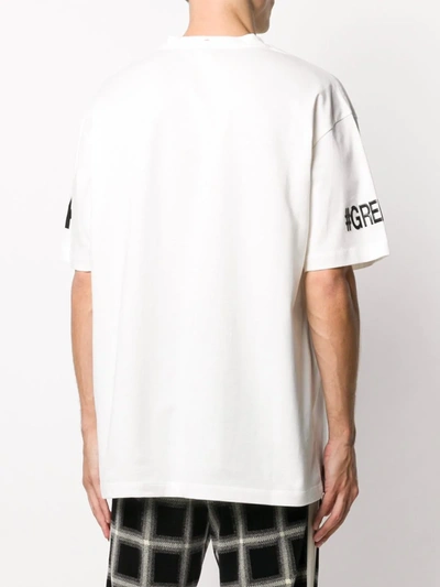 Shop Moncler Logo Short-sleeve T-shirt In White