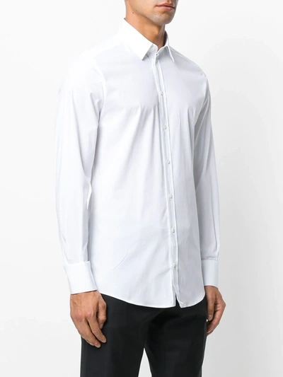 Shop Dolce & Gabbana Classic Fitted Shirt In White