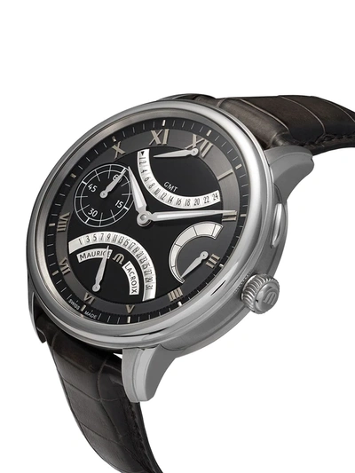 Shop Maurice Lacroix Rétrograde Watch In Silver