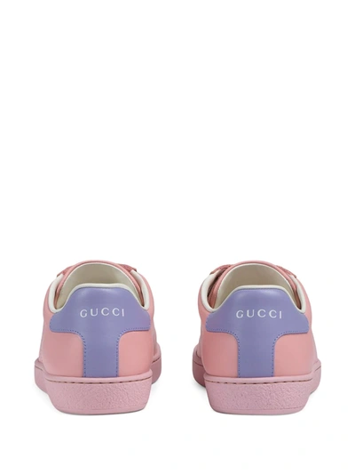 Shop Gucci Interlocking Gg Ace Sneakers In Pink