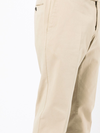 Shop Pt01 Off-centre Button Trousers In Nude
