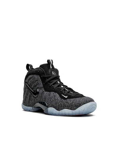 Shop Nike Little Posite Pro "wool Fleece" Sneakers In Black