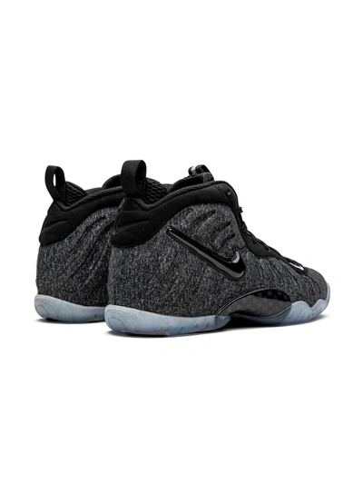 Shop Nike Little Posite Pro "wool Fleece" Sneakers In Black