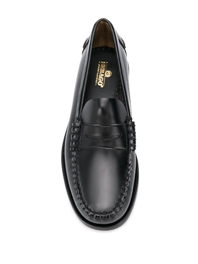Sebago Black Pull-on Loafers In Black