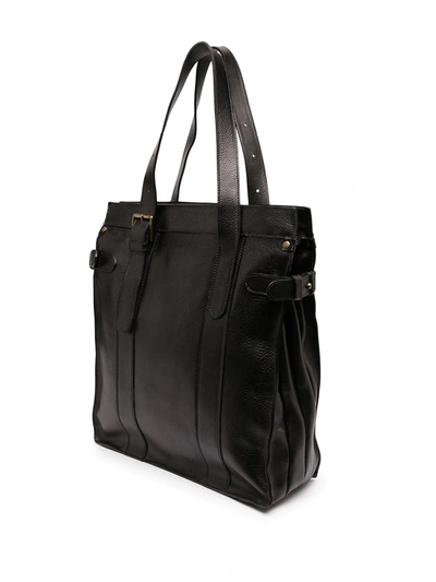 Shop Officine Creative Large Leather Tote Bag In Black
