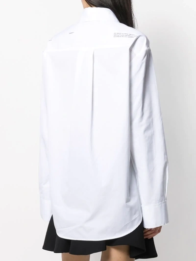 Shop Off-white Double Sleeves Shirt In White