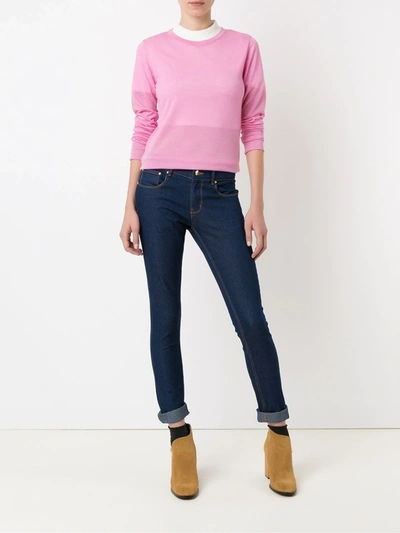 five pocket skinny jeans