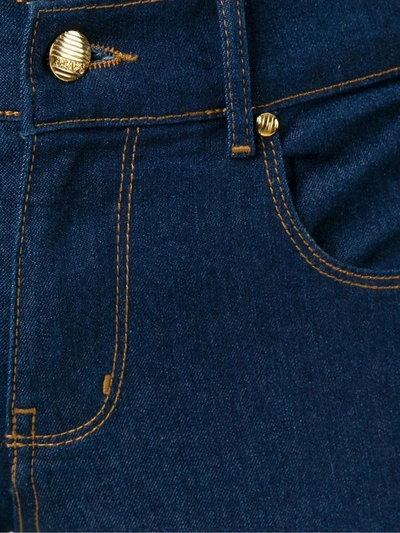 Shop Amapô Five Pocket Skinny Jeans In Blue