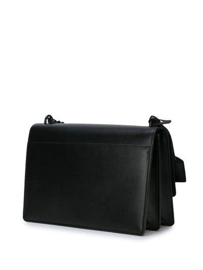 Shop Saint Laurent Sunset Shoulder Bag In Black