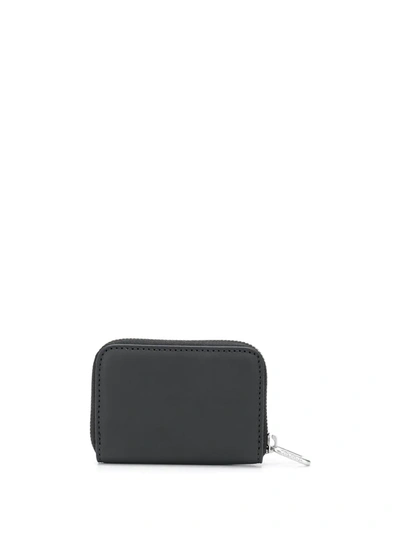 Shop Kenzo Tiger Embossed Leather Purse In Black