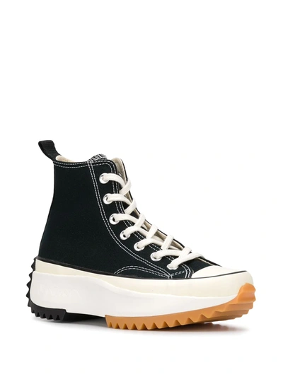 Shop Converse X Jw Anderson Run Star Hike Hi Sneakers In Black