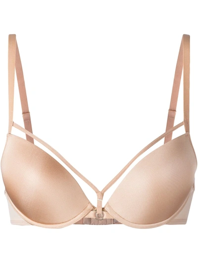 Shop Marlies Dekkers Space Odyssey Push Up Bra In Neutrals