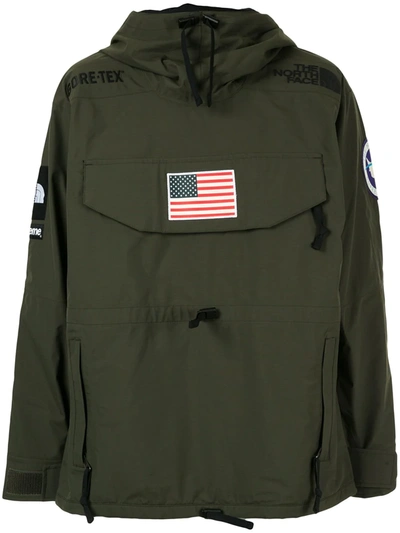 Shop Supreme X The North Face Trans Antarctic Expedition Pullover Jacket In Green