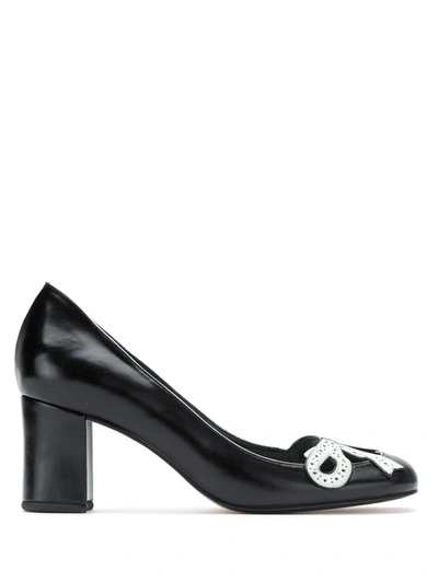 Shop Sarah Chofakian Audrey Hepburn Pumps In Black